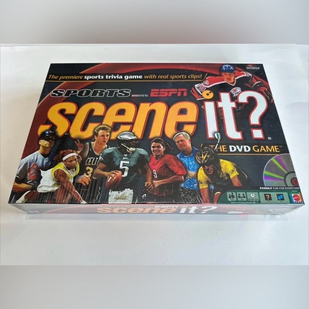 Scene It? Sports Powered by ESPN The DVD Game Sports Trivia Brand New Sealed